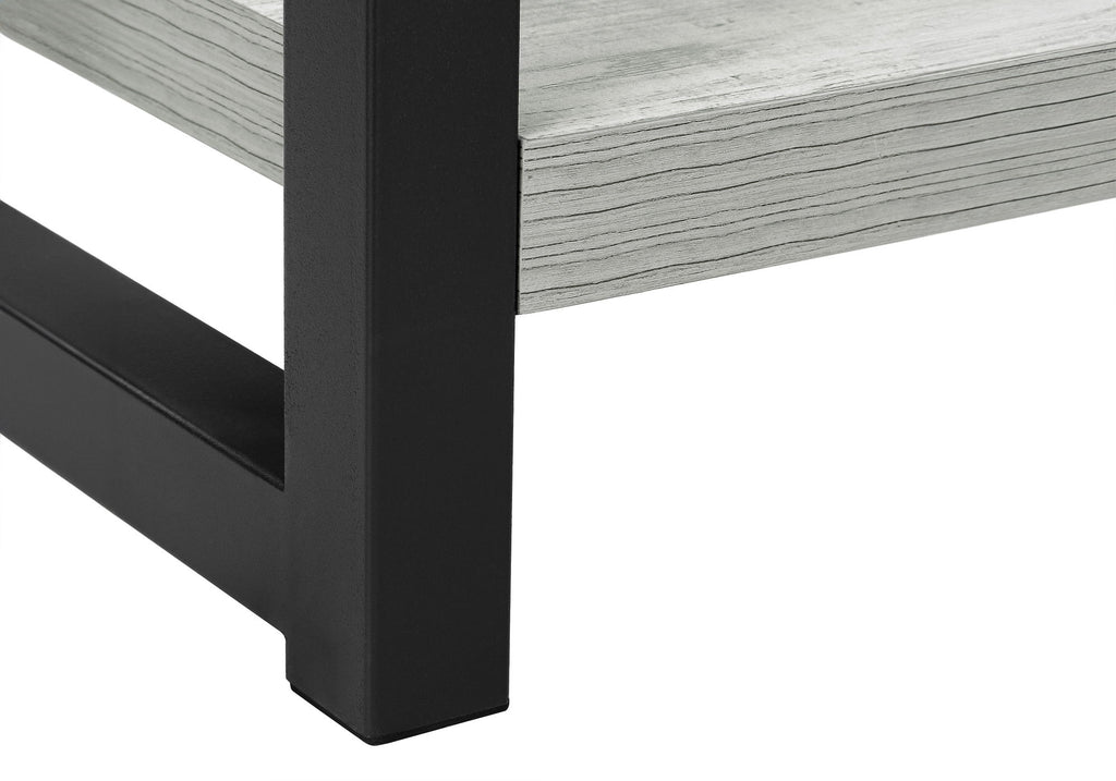 Accent Side Table, Narrow, Small, 2 Tier, Contemporary And Modern