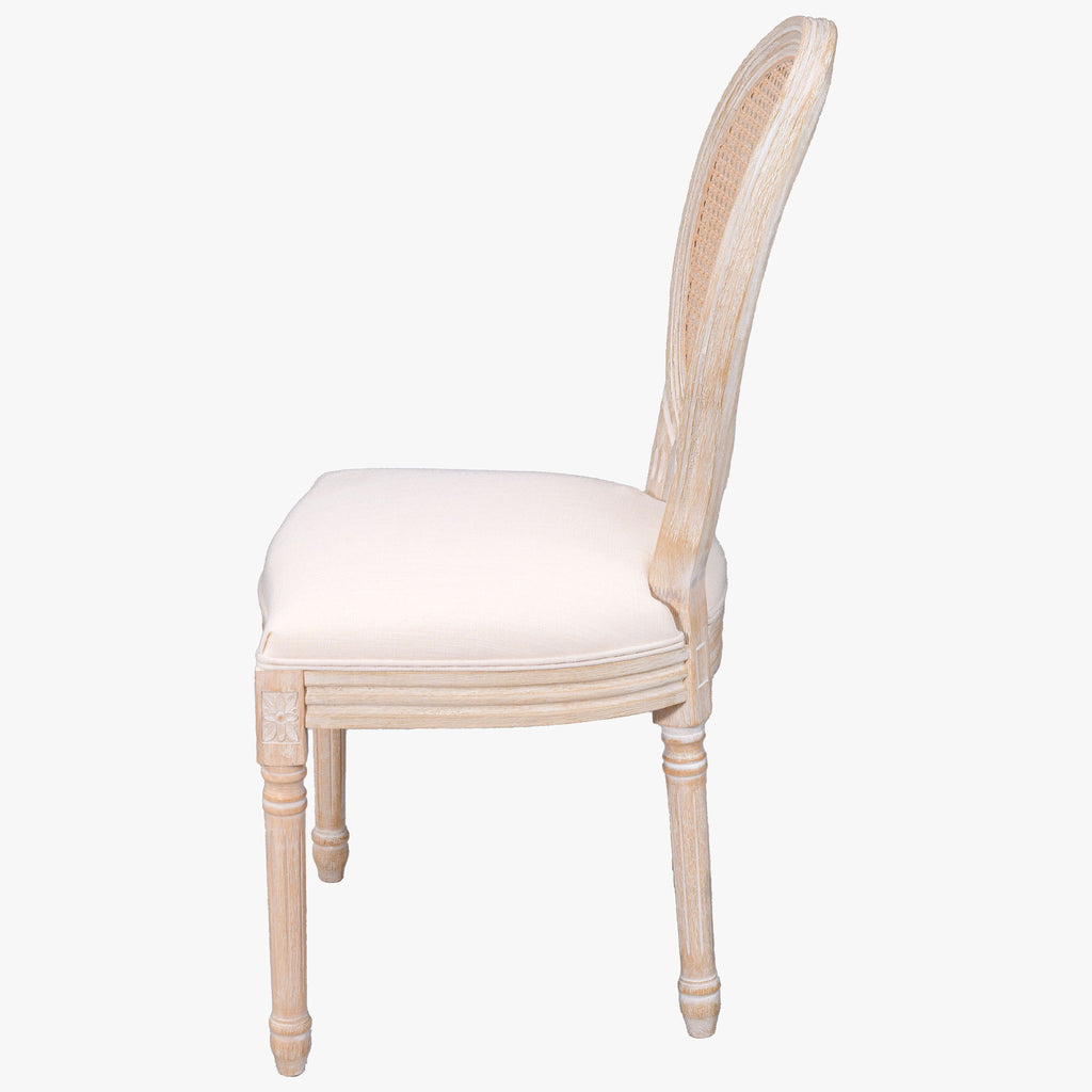 French Country Dining Chairs & Round Back (Set of 2)