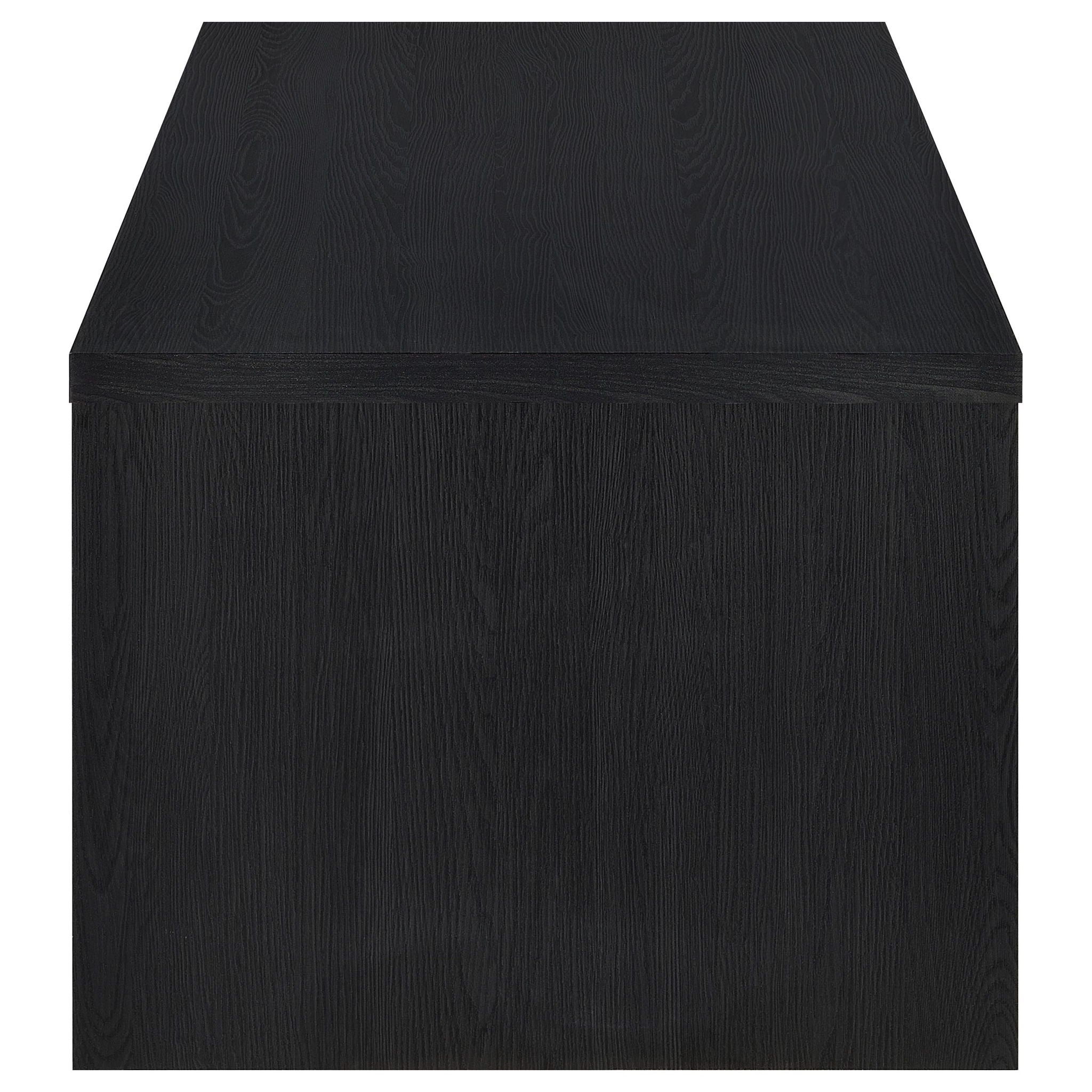 Canyon - Lift Top Table With Dual Drawers Storage Solution - Black