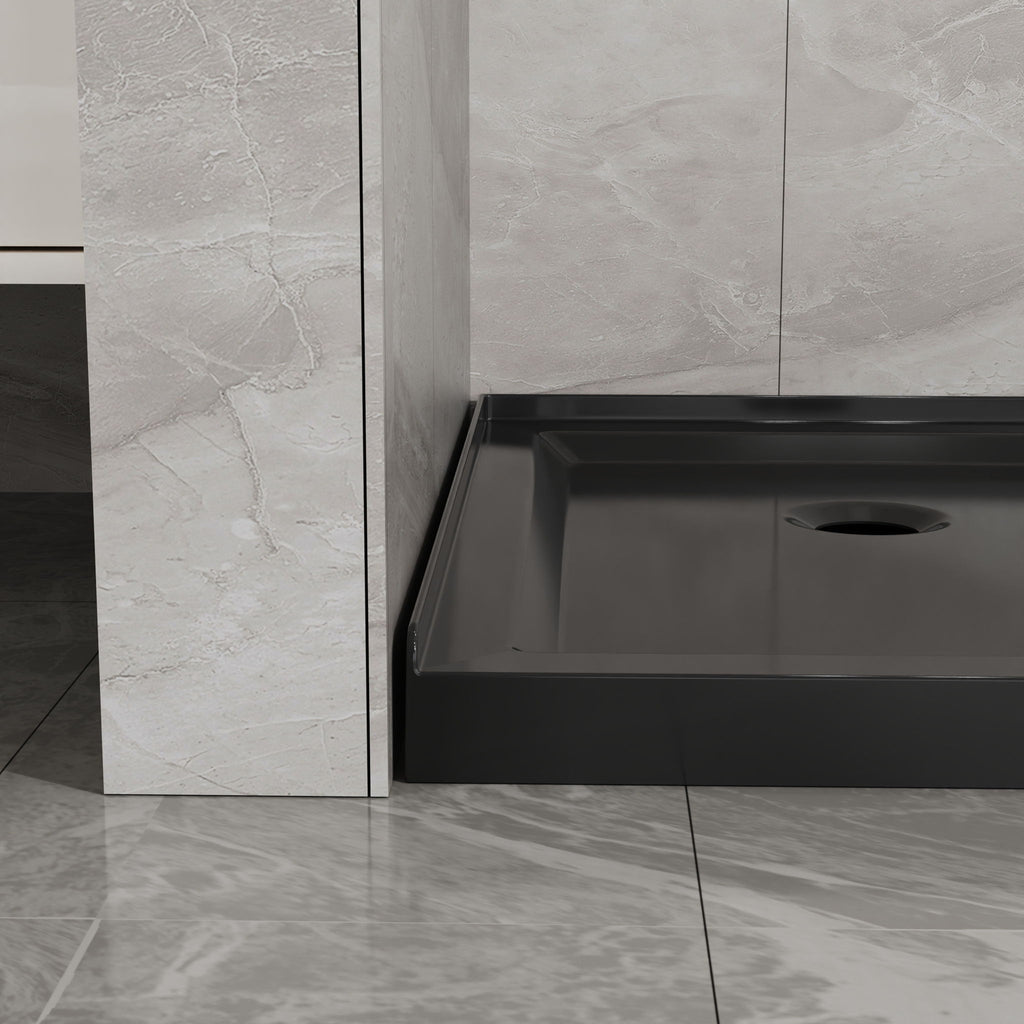 Goodyo - Neo-Angle Shower Base - Black