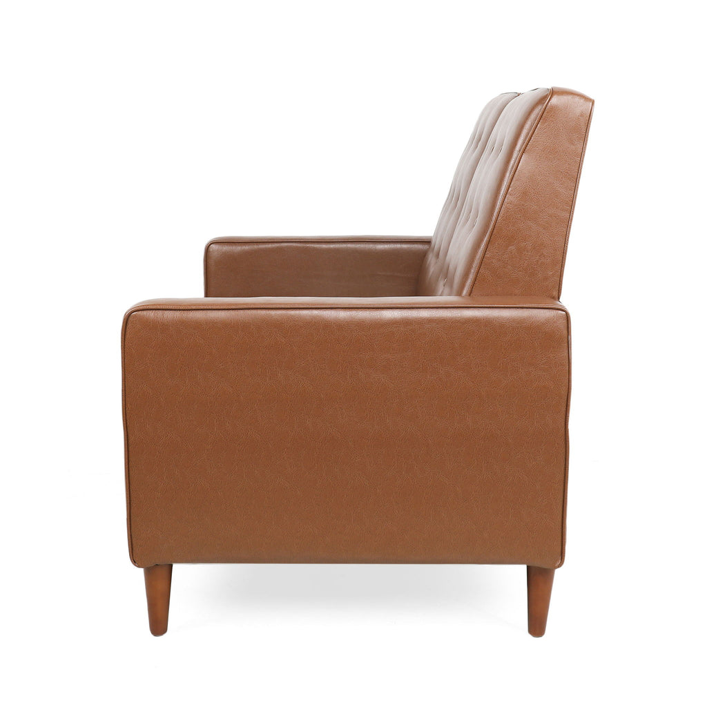Manville - Contemporary Tufted Loveseat Pushback Recliner