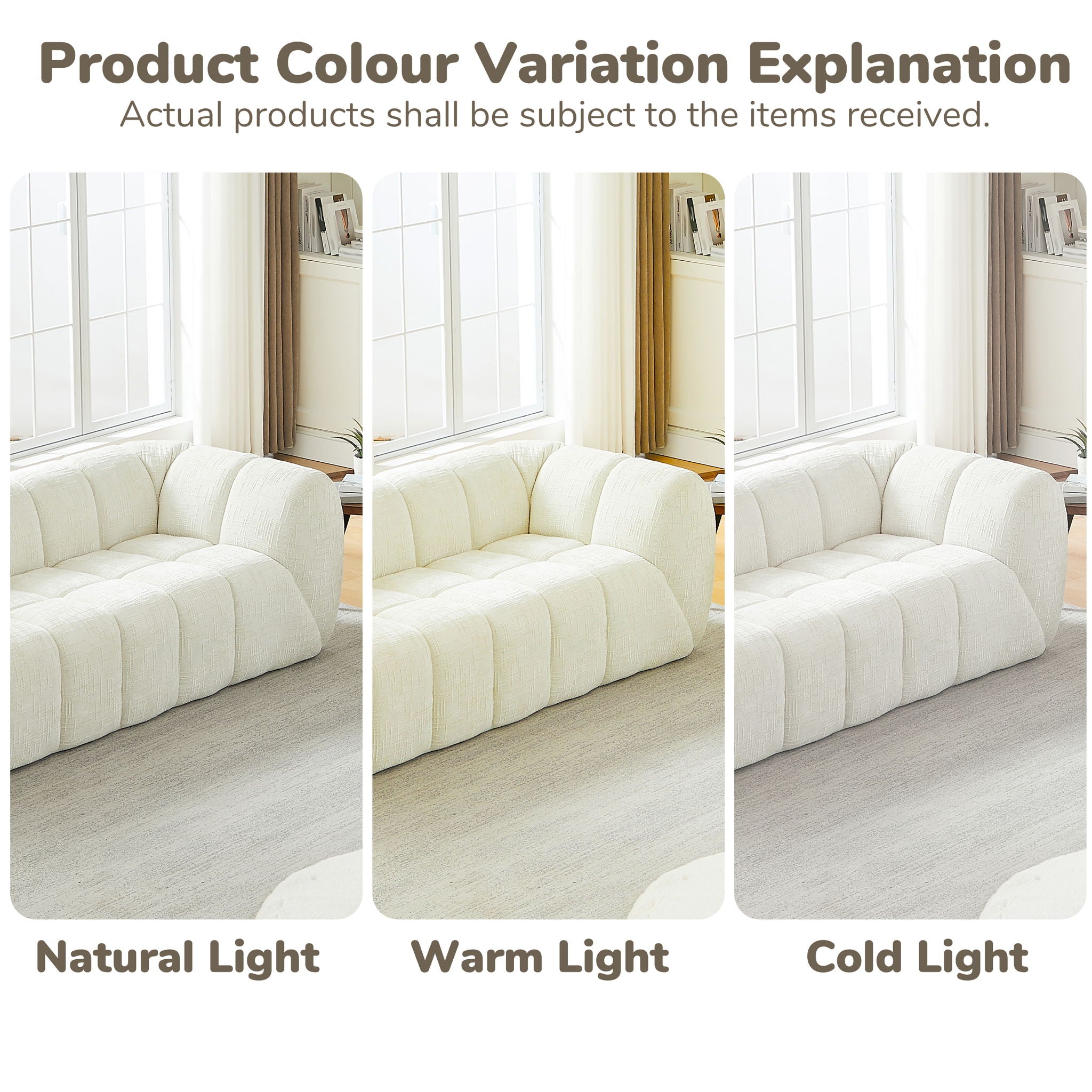 Modern Sofa With Piano Key Backrest
