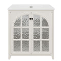 Vintage Farmhouse Bathroom Vanity With Ceramic Sink