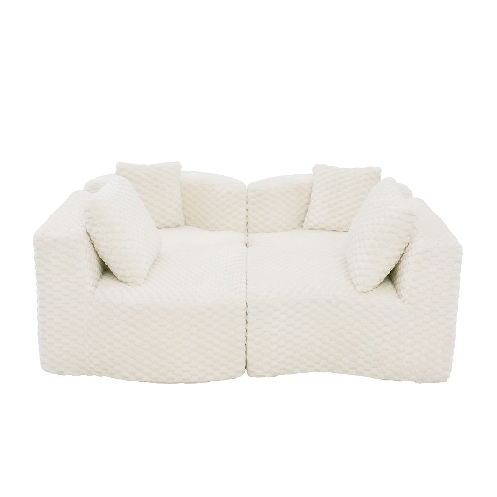 Modular Sectional Sofa With Free Combination Design