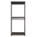Monica - Farmhouse Industrial Wood Walk In Closet