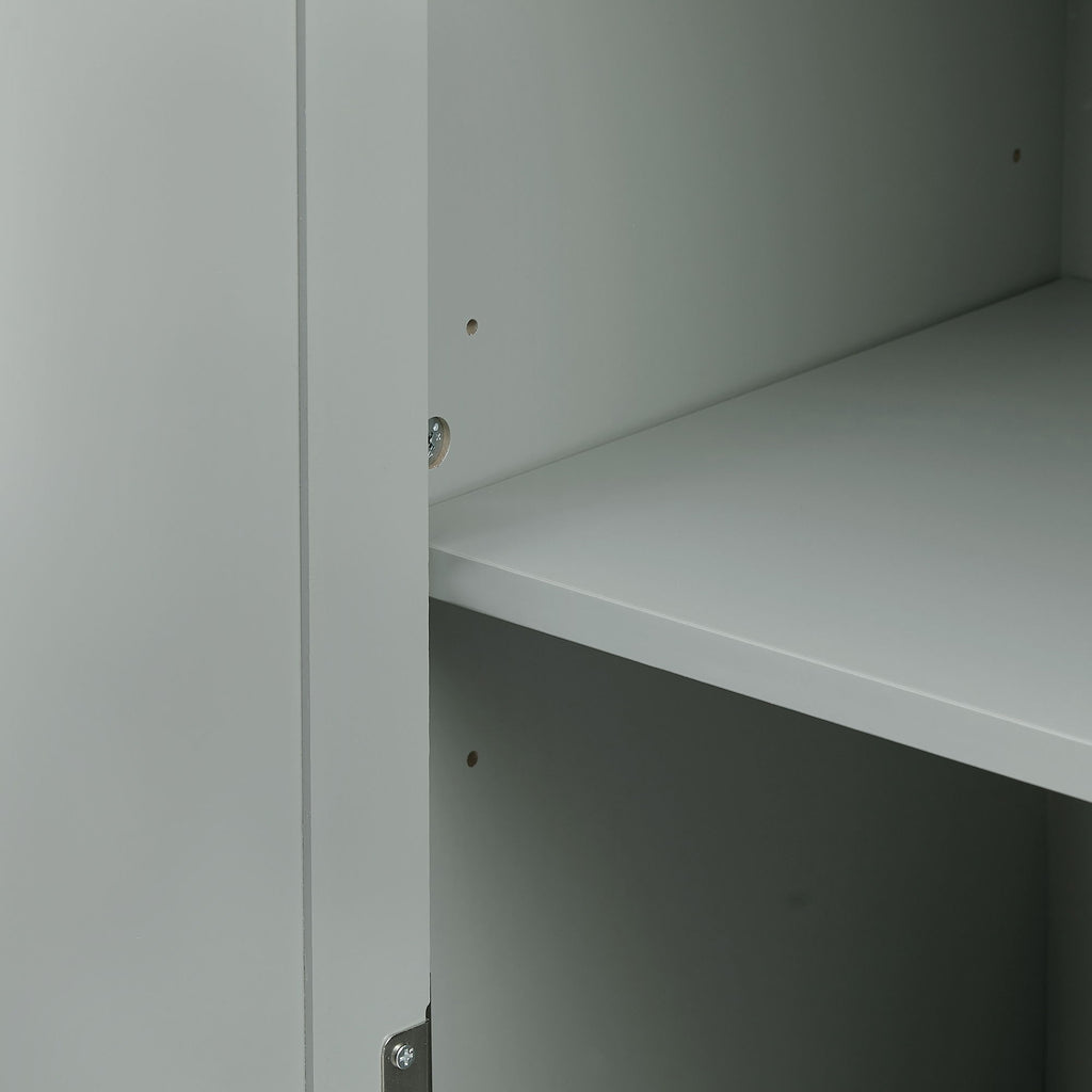 Tall Storage Cabinet With 3 Drawers For Bathroom