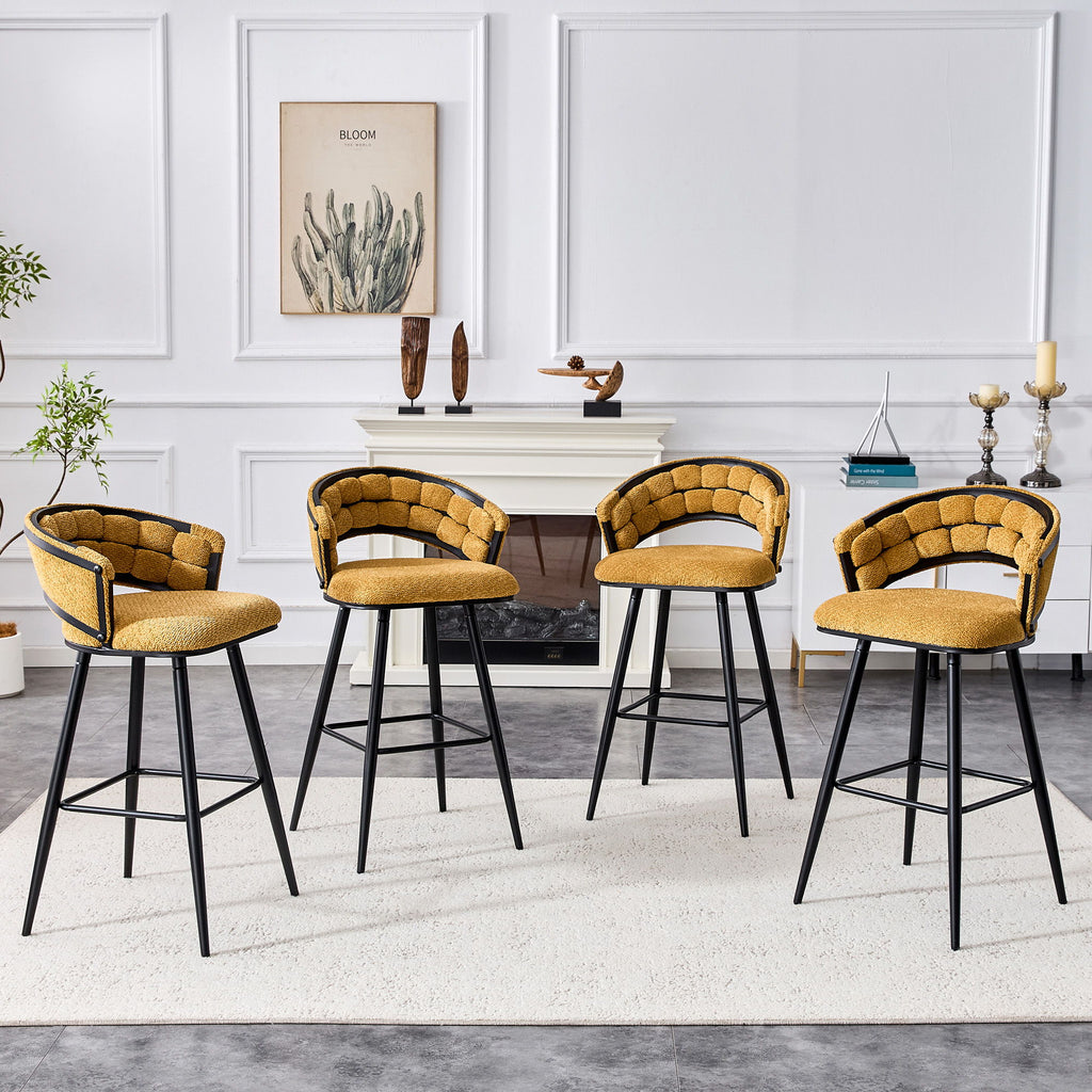Bar Stools, Kitchen Island Counter Height Stools (Set of 2)
