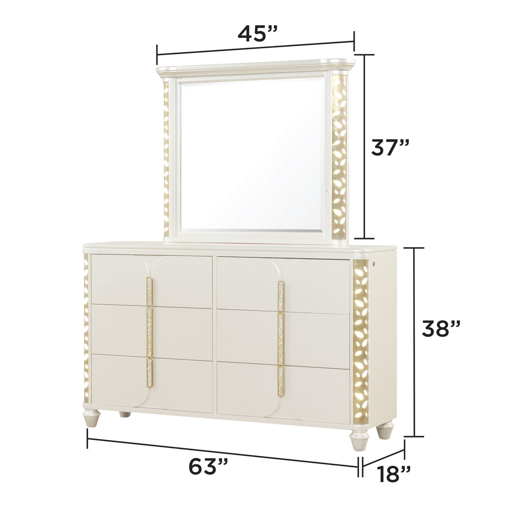 Cinderella - Bedroom Set With LED