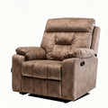 Electric Lift Chair With Heating And Massage, 180° Recline - Brown