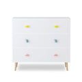 3 Drawer Dresser, Storage Cabinet With Anti Tip Safety
