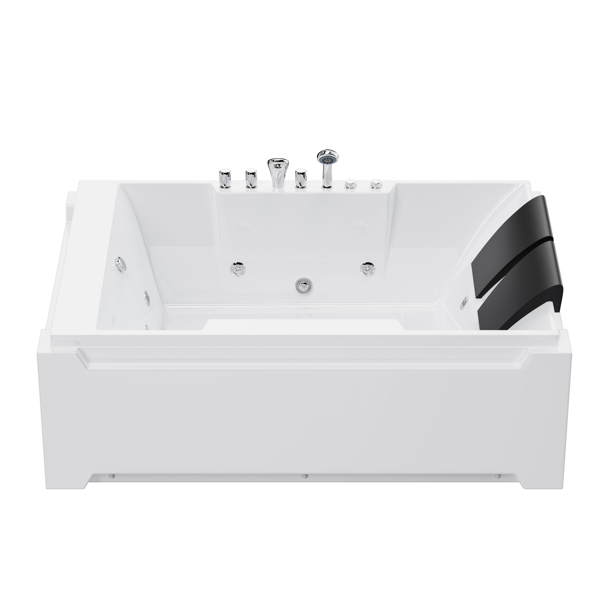Xavier - Massage Double Bathtub - Milk White