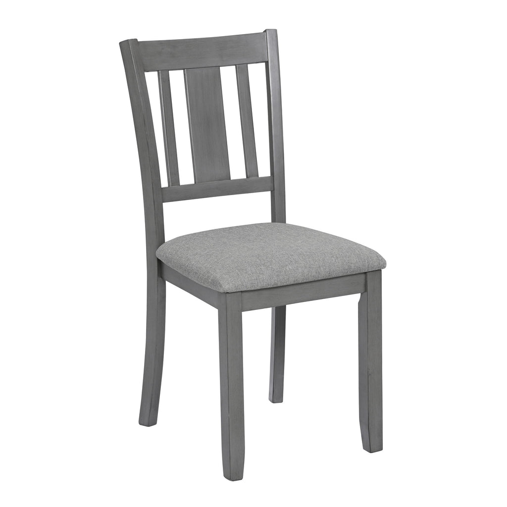 Kitchen Dining Set, Rectangular Dining Table With Upholstered Chairs