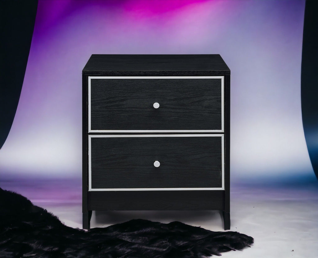 Jabir - Accent Table - Black / Silver