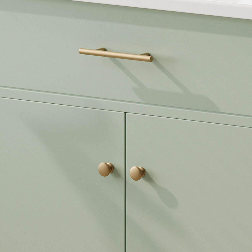 Bathroom Vanity With Sink, Soft Close Doors And Adjustable Shelf