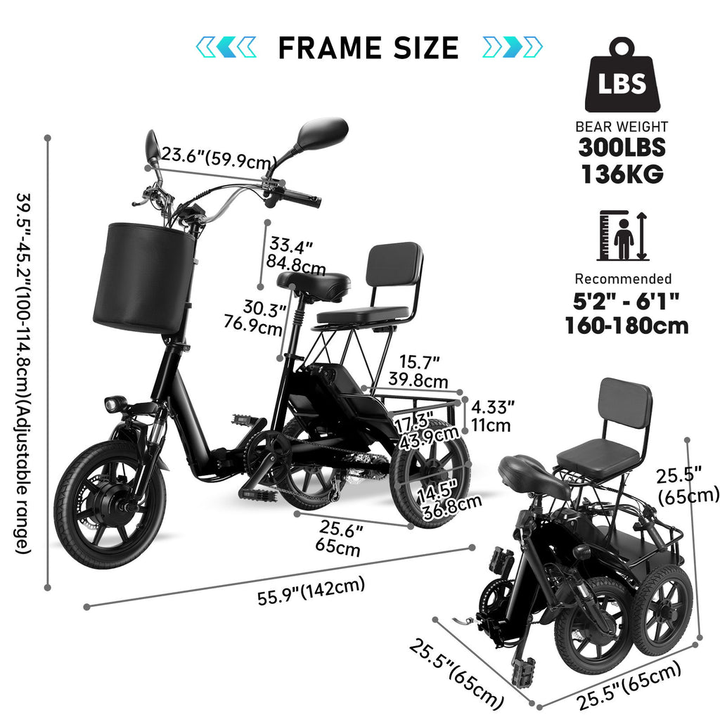 Foldable Electric Tricycle