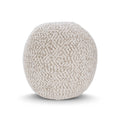 Villa Classics - Maris Round Pillow - Ivory / Natural
