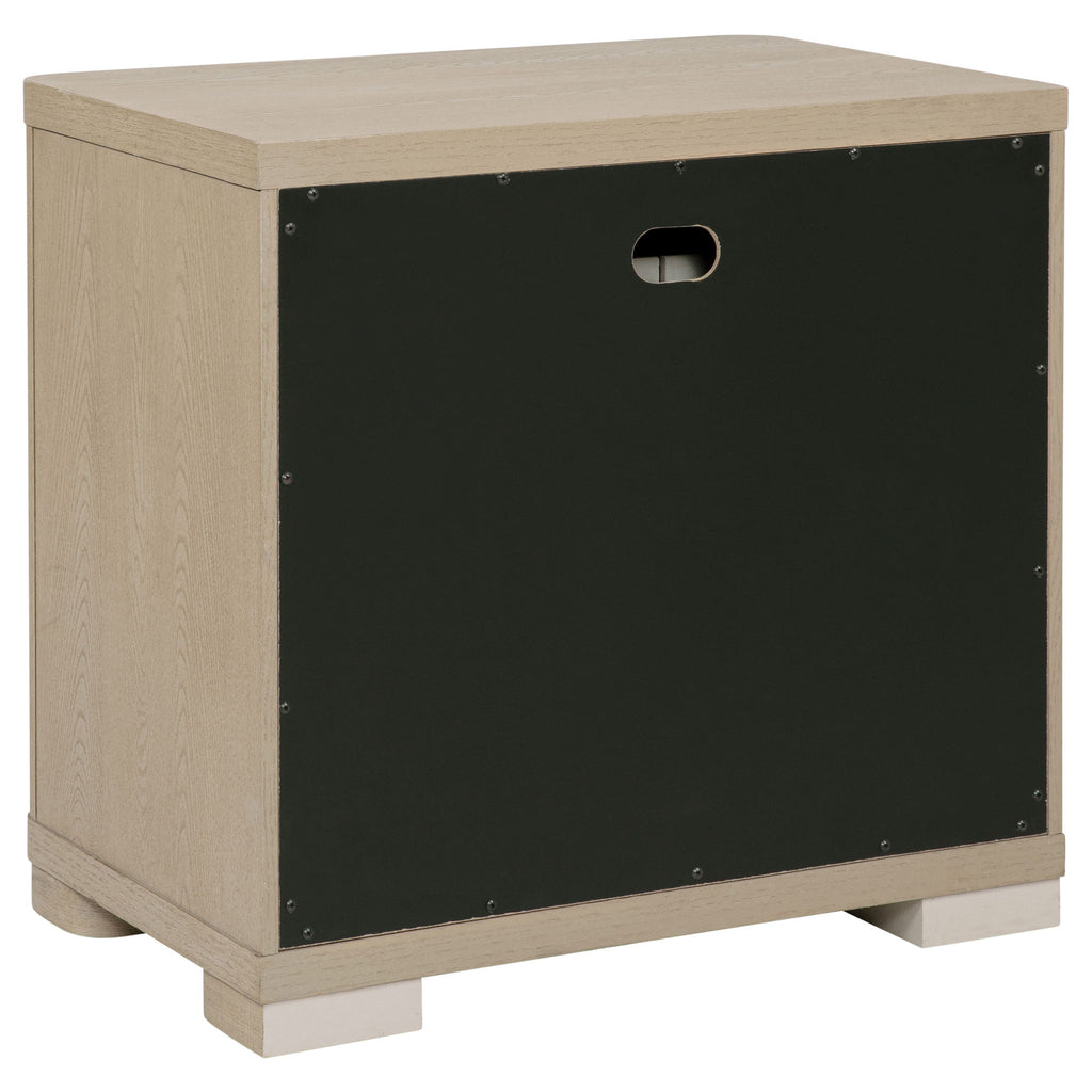 Mirador - 2 Drawer Nightstand Bedside Table - Natural