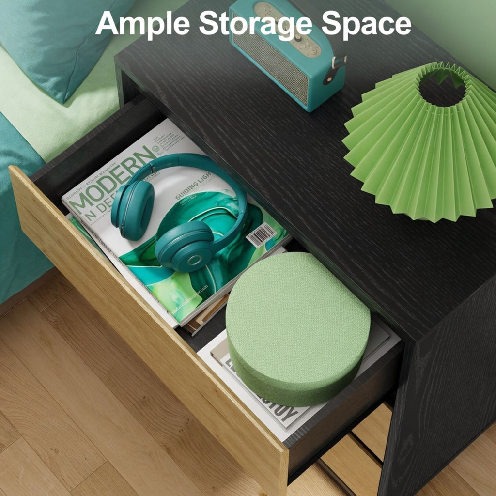 3 Drawer Nightstand, Bedroom Side Table