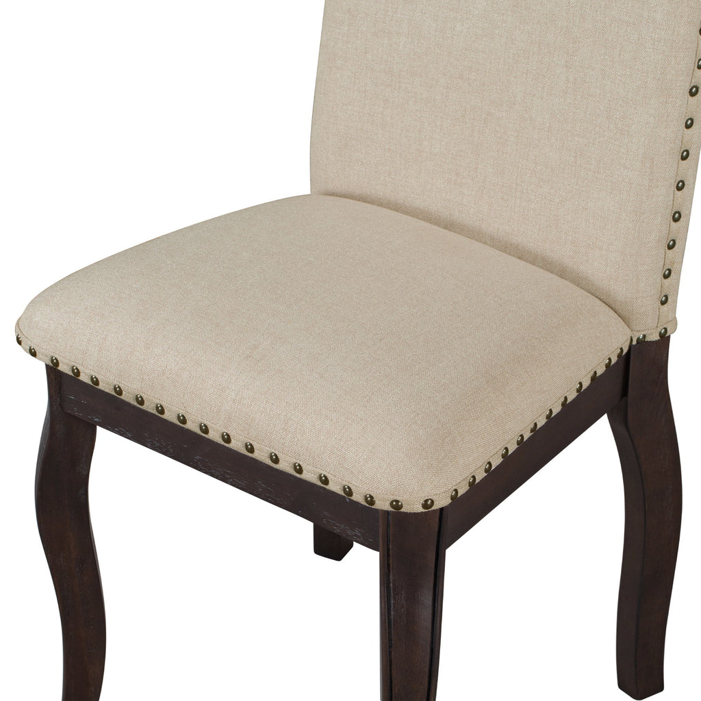 Upholstered Dining Chairs With Nailhead (Set of 2)