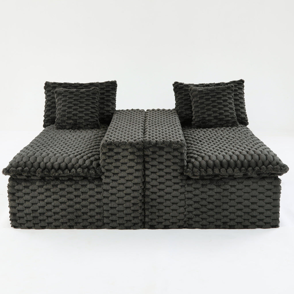 Multifunctional Sofa, Side-By-Side Or Facing Each Other