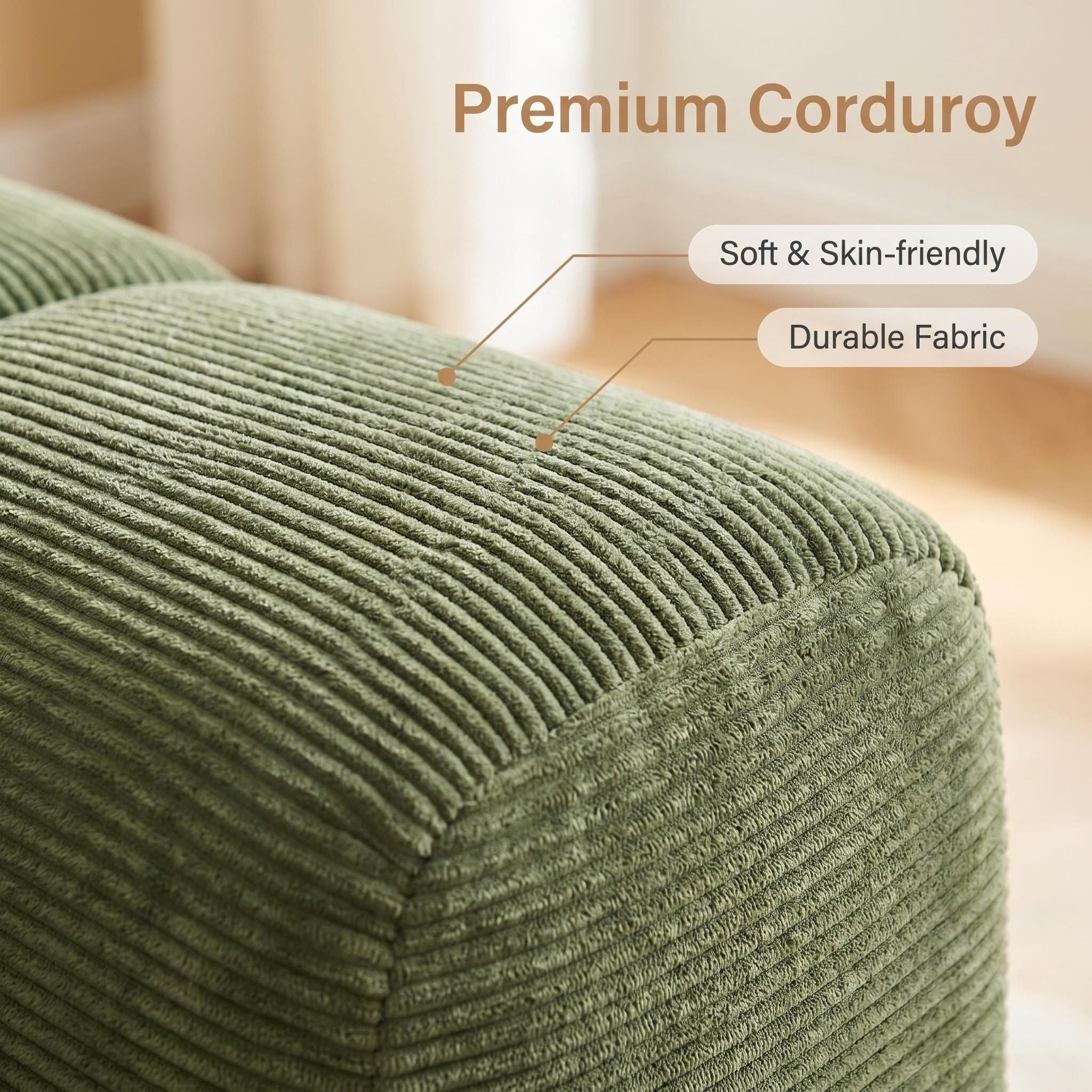Extra Large Compression Sofa, Cloud Puff Couch For Living Room