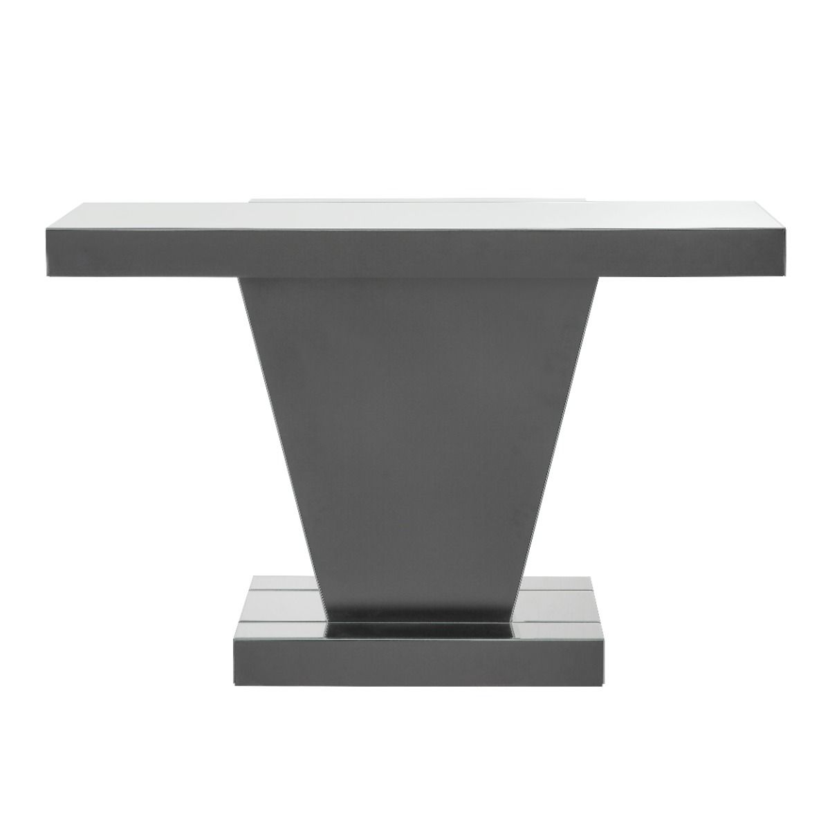 Nysa - 32"H Console Table - Mirrored & Faux Crystals