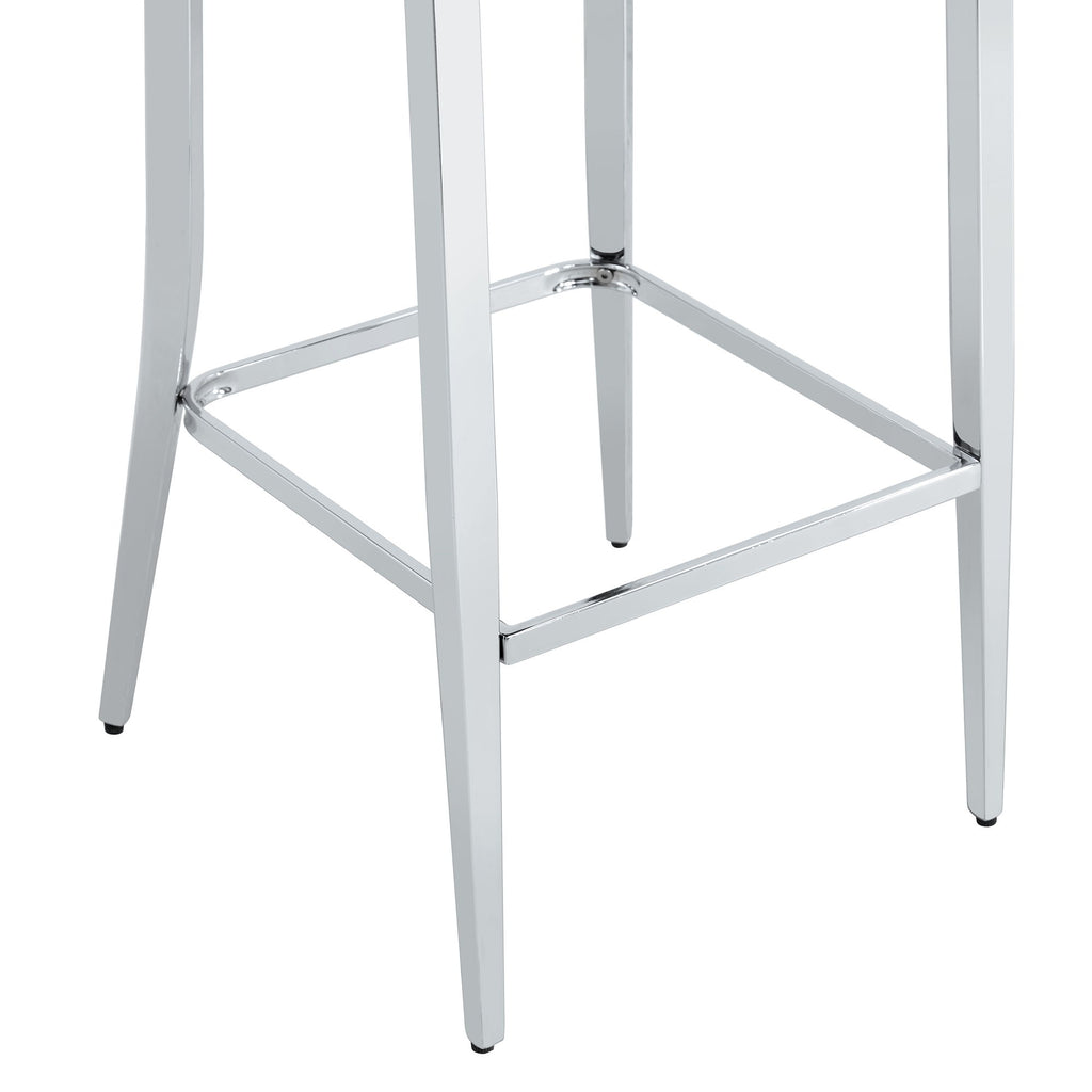 Bar Chairs & Crystal Clasp Design (Set of 2)