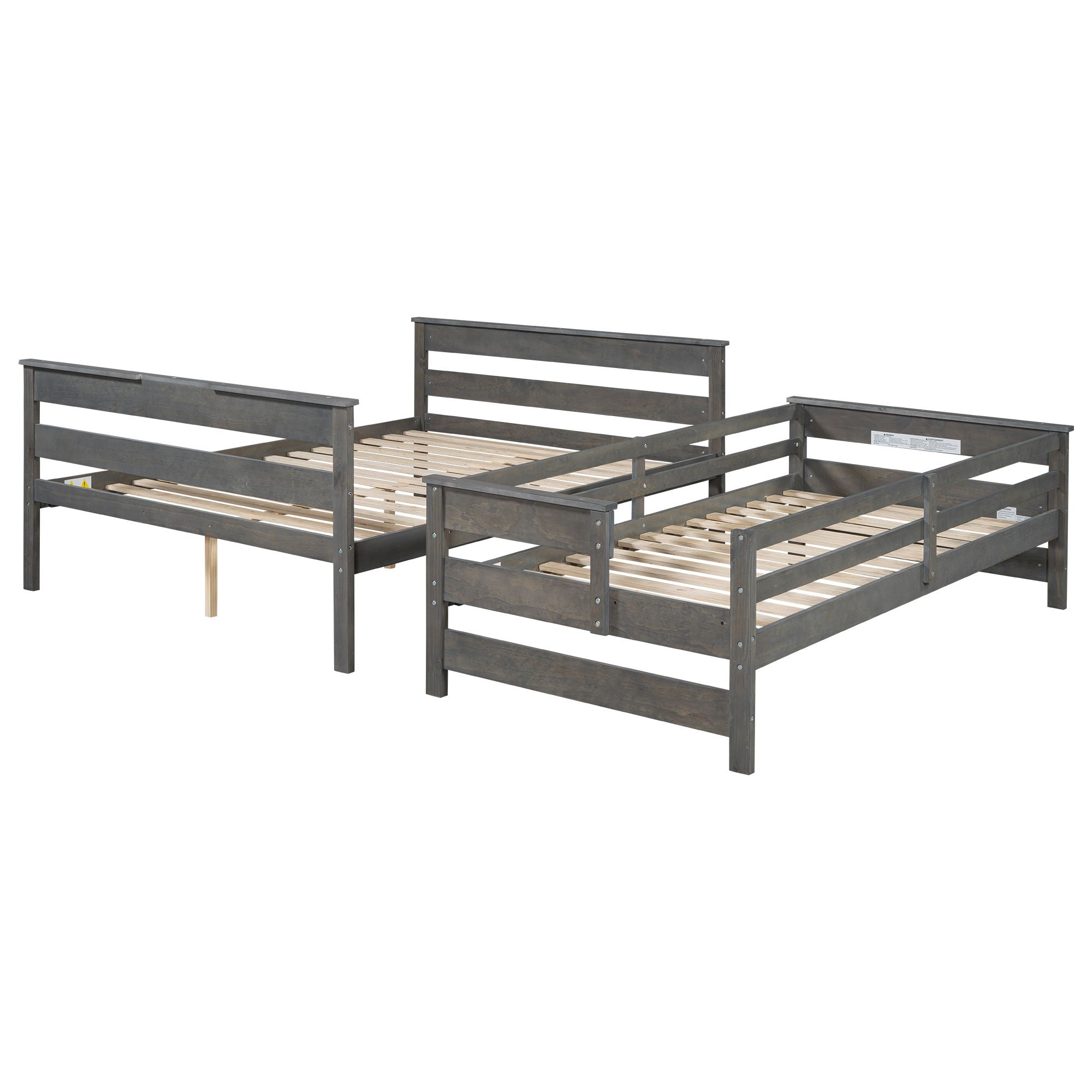 Detachable Design Bunk Bed With Ladder