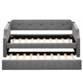 Upholstered Daybed With Trundle