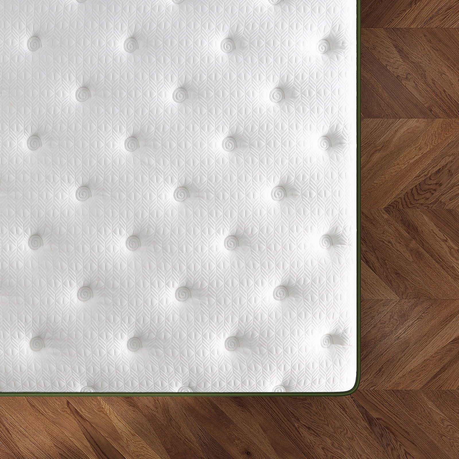 Snooze Mattress Company Glacier - 14" Euro Top Medium Hybrid Mattress With Independently Encased Coils & Gel Memory Foam