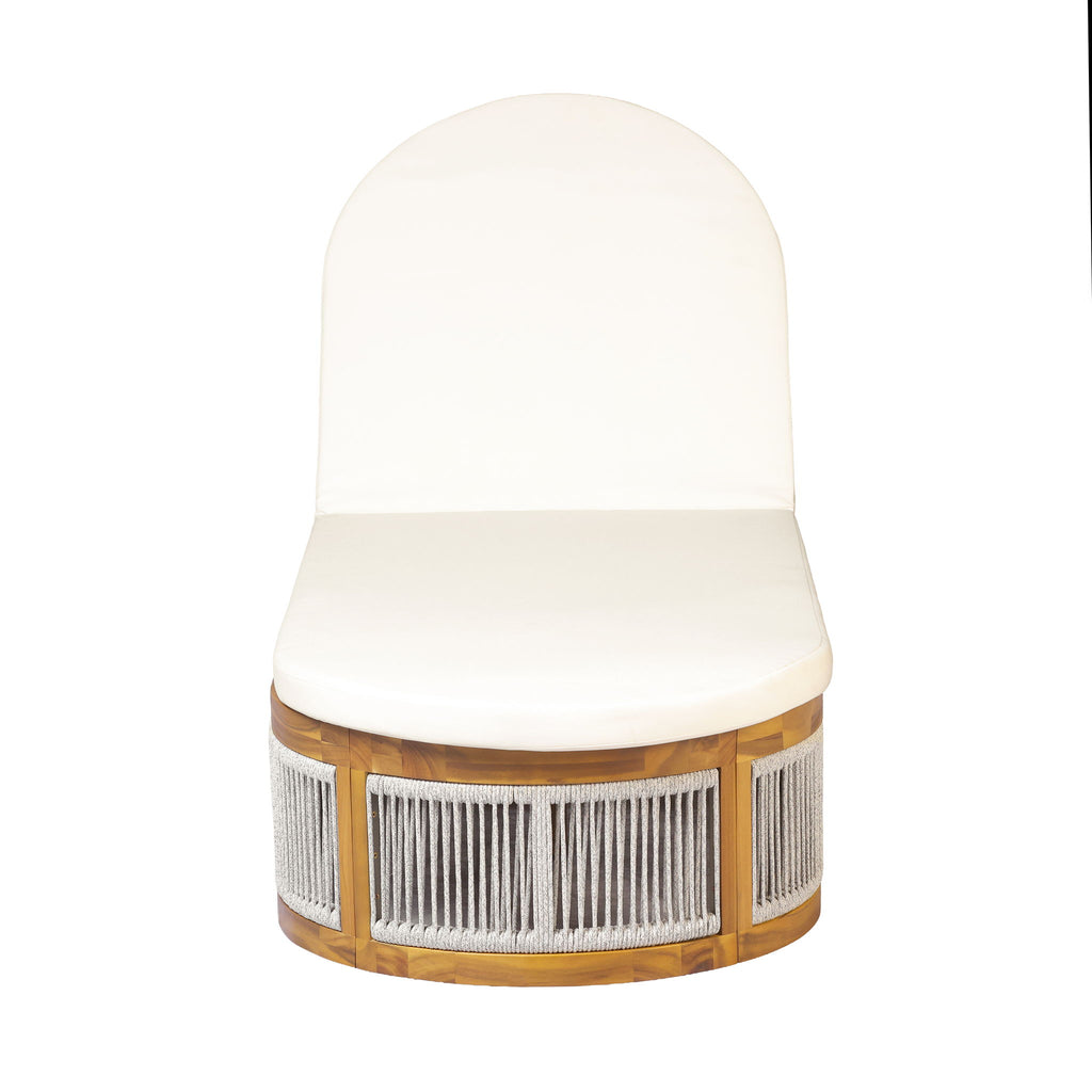 Chaise Lounge Set With Side Table