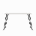Writing Desk With Hairpin Legs For Study Or Work - White Oak