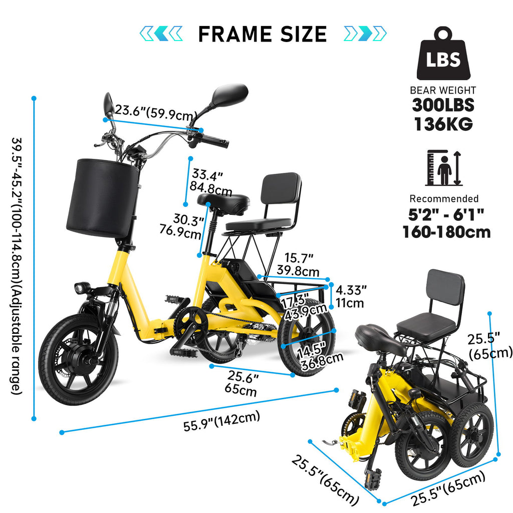 Foldable Electric Tricycle