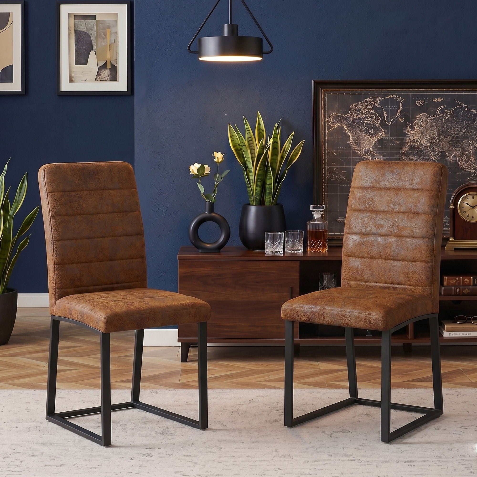 Oversized Square Design Dining Chairs For Home