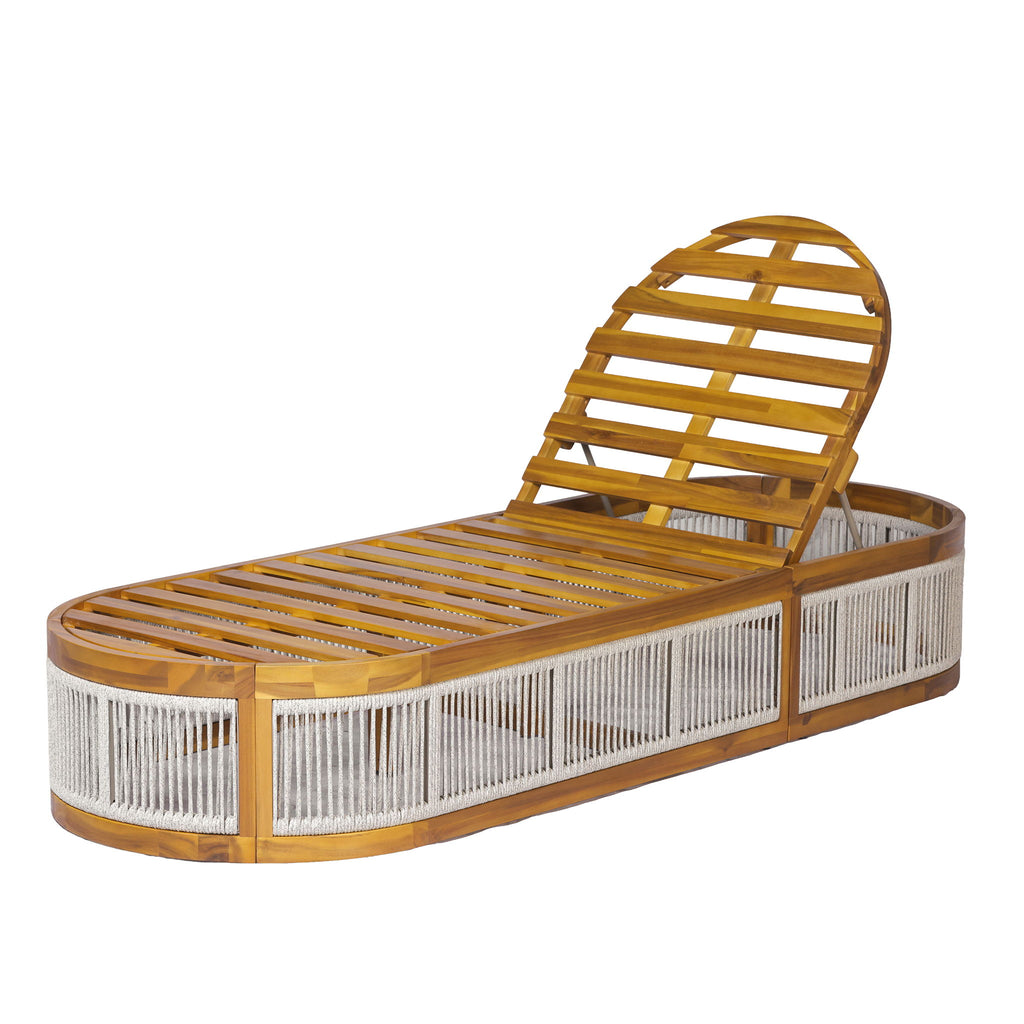Chaise Lounge Set With 3 Position Adjustable
