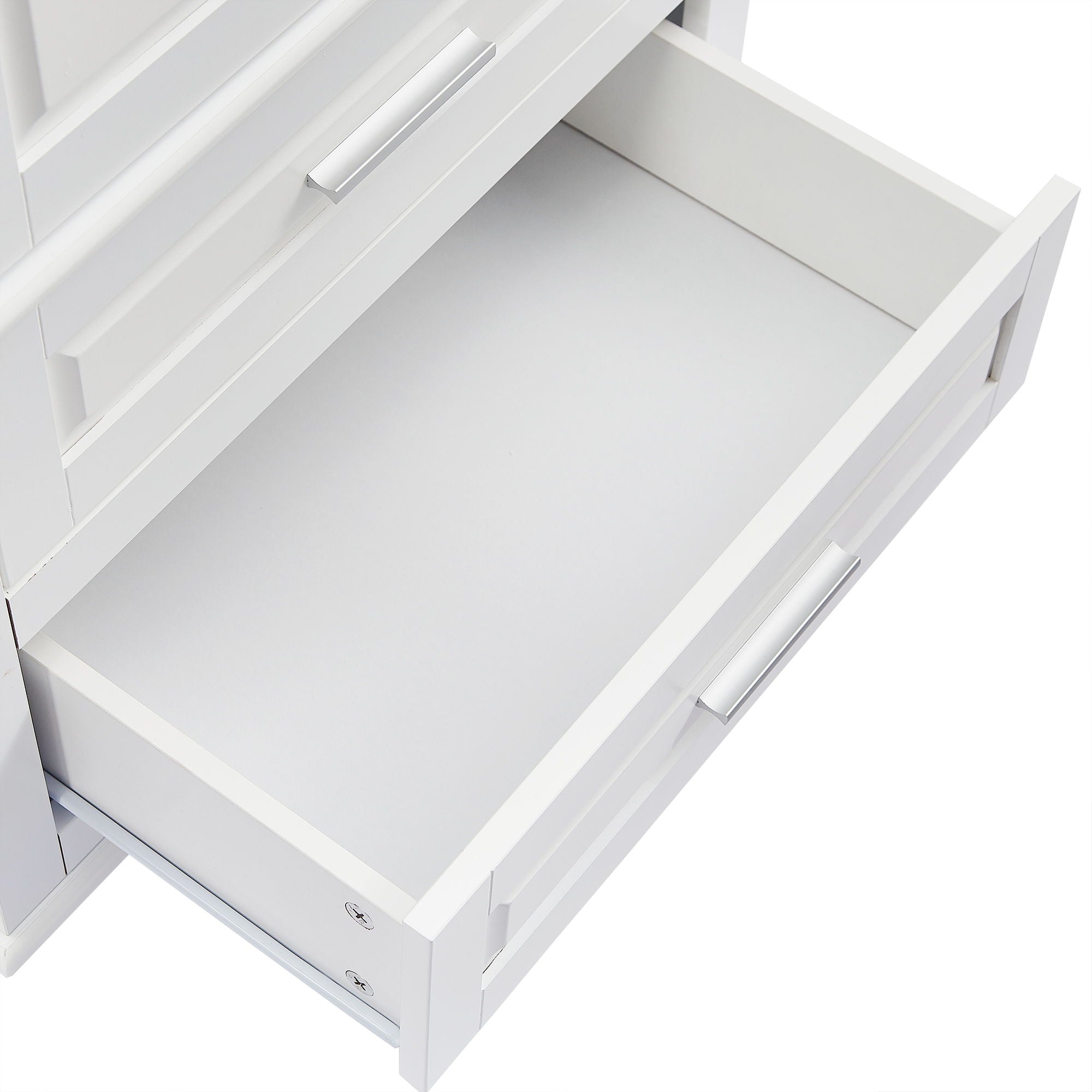 Tall Storage Cabinet With 3 Drawers For Bathroom