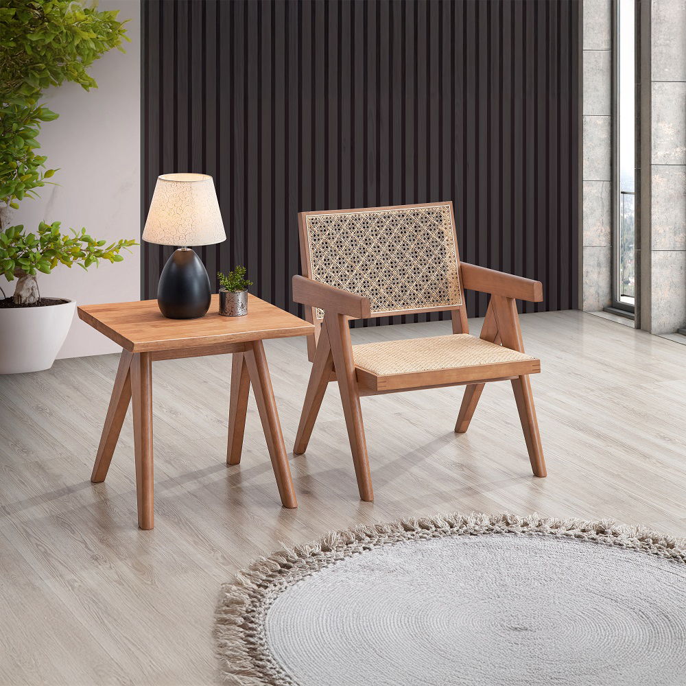 Velentina - Accent Table - Natural