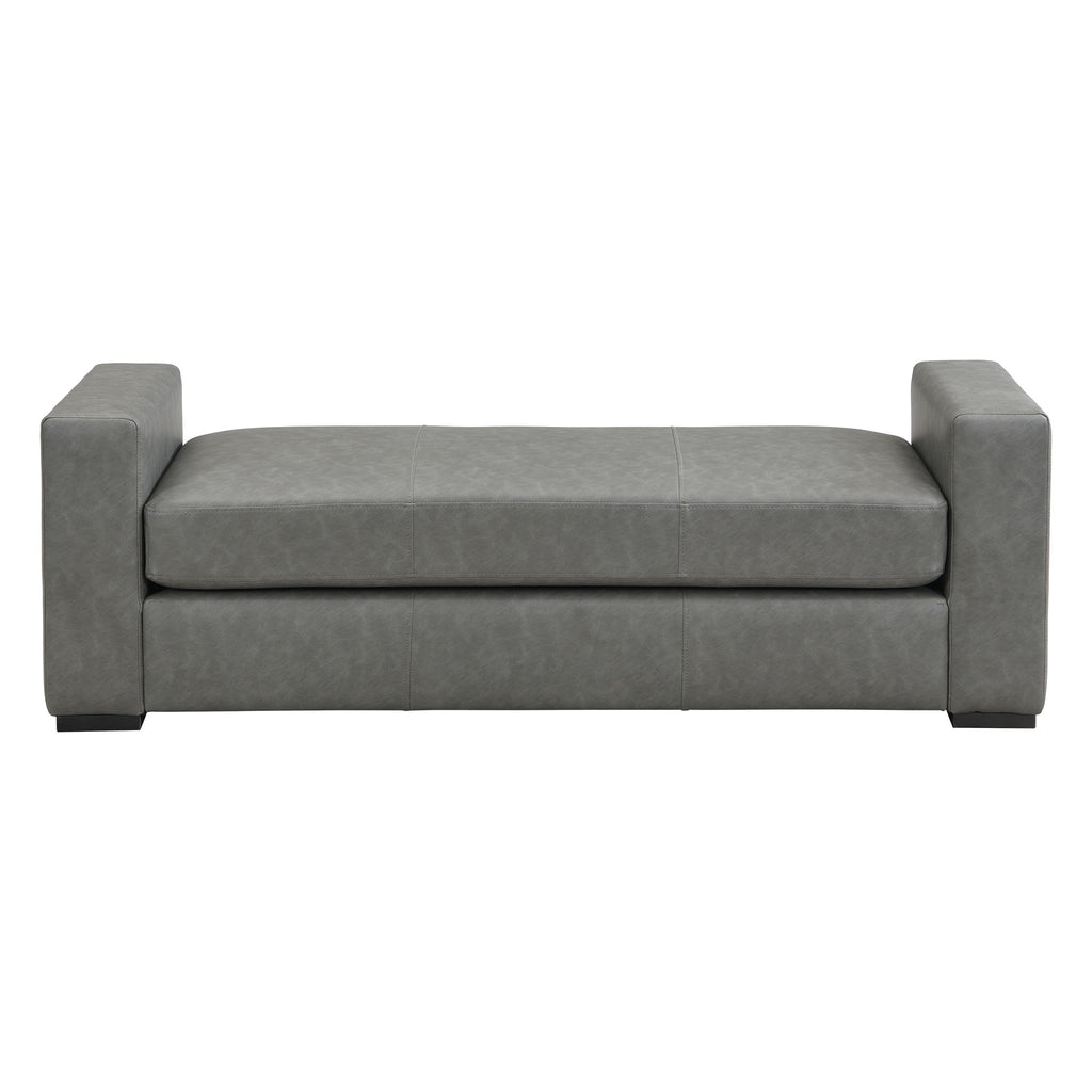 Ottoman With Unique Armrest Design For Living Spaces