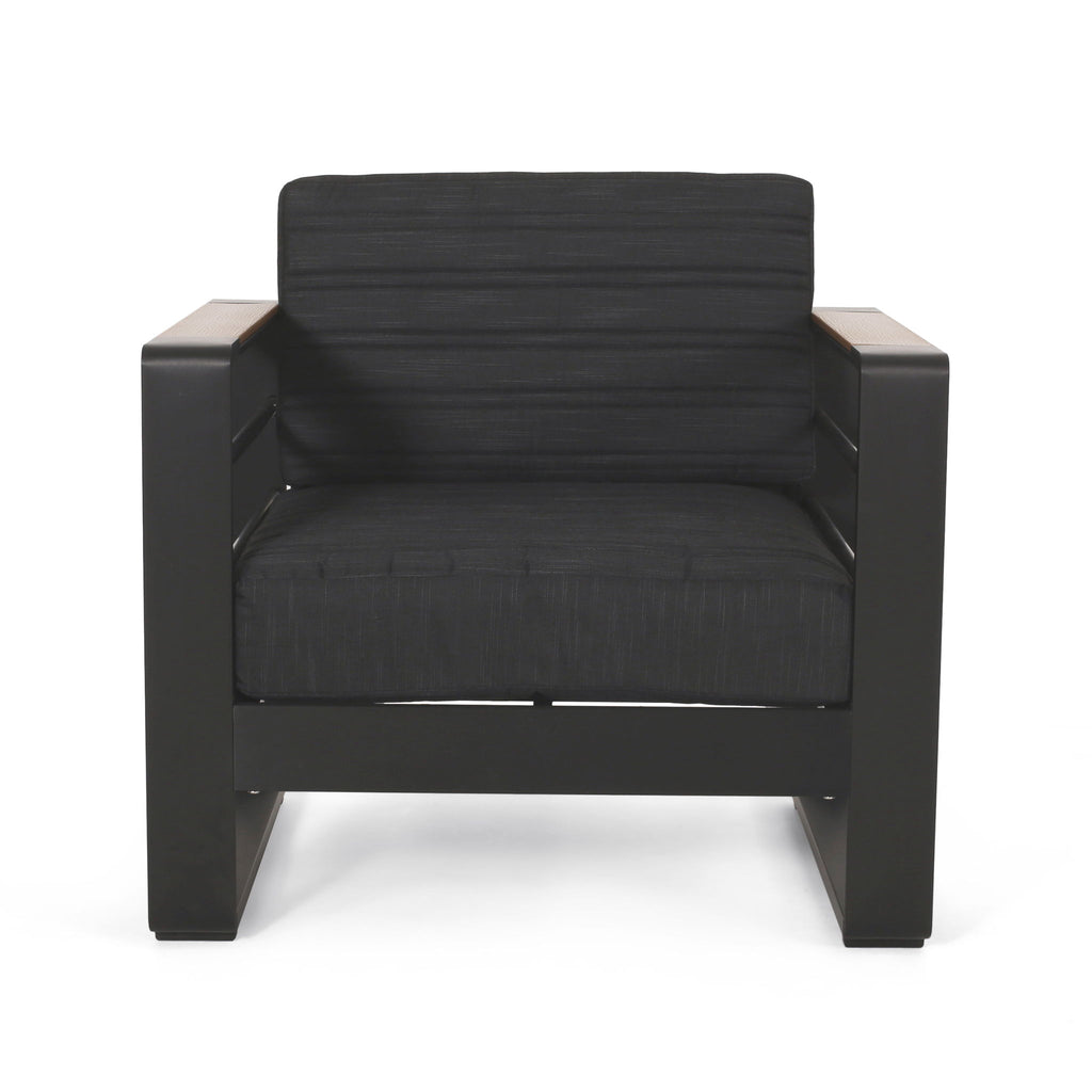 Giovanna - Club Chair Set With Aluminum Frame