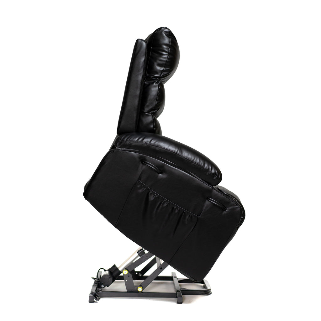 Large Size Electric Power Lift Recliner Chair Sofa With 8 Point Vibration Massage And Lumbar Heat