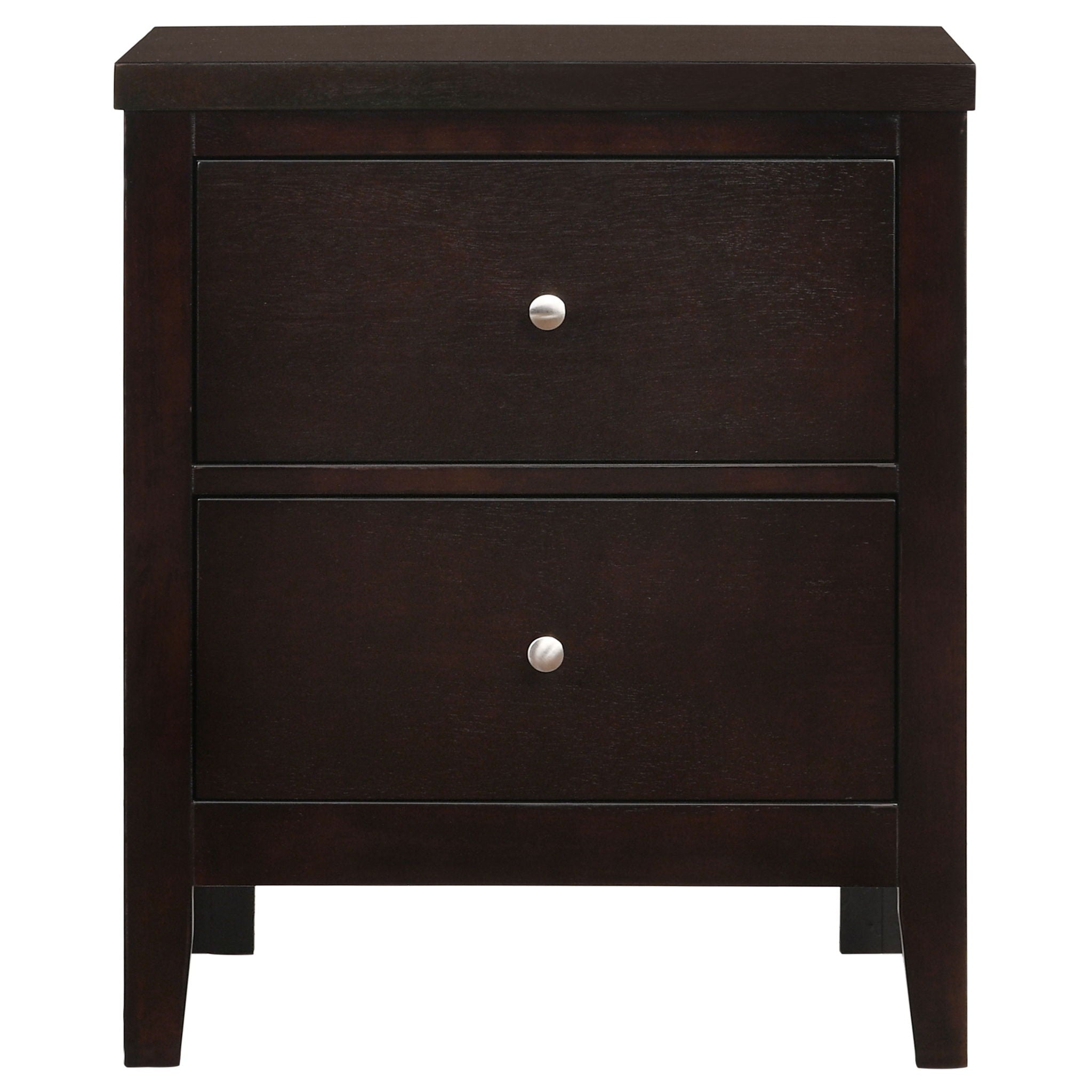 Garrett - 2 Drawer Nightstand - Cappuccino