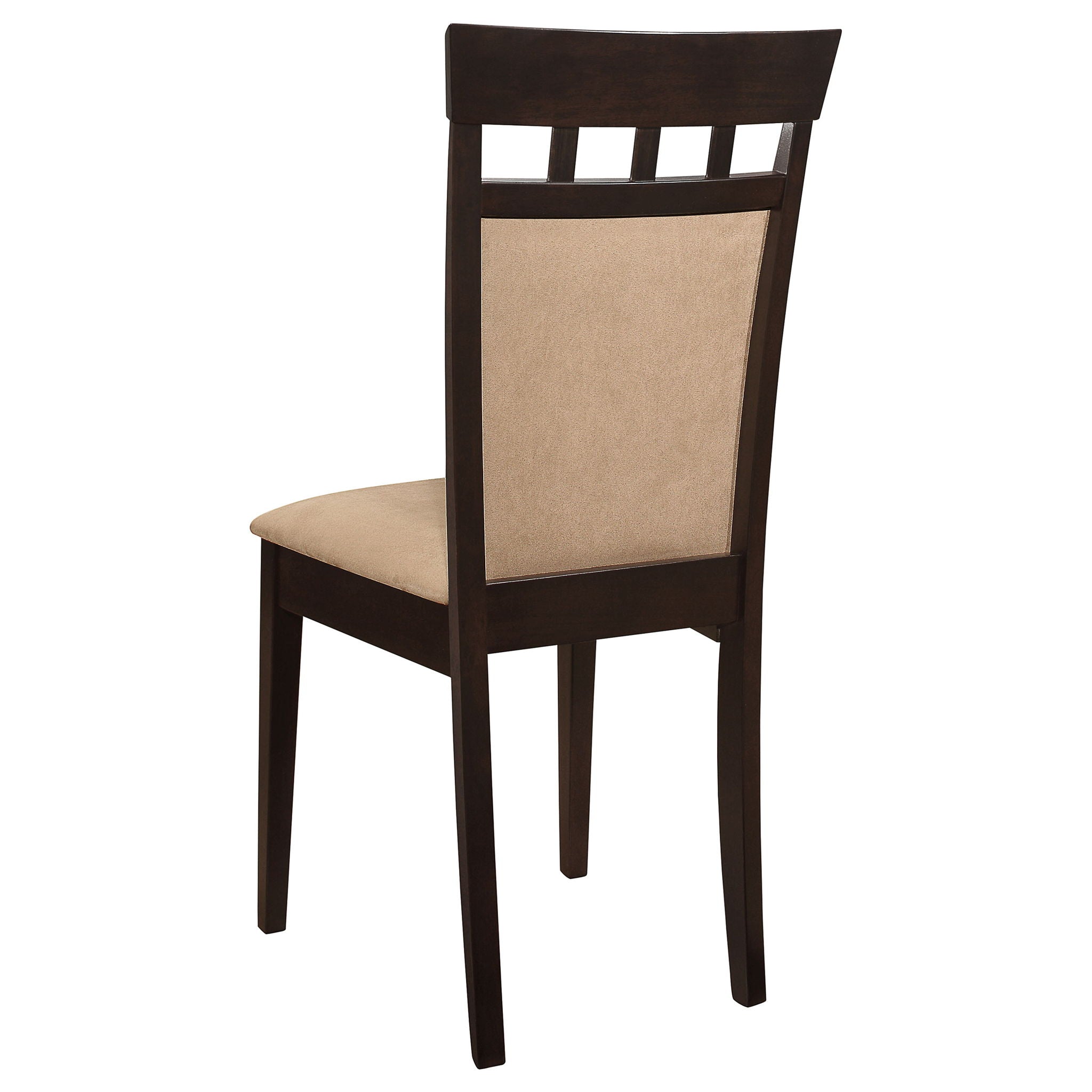 Gianna - 5 Piece Rectangular Dining Set With Table Upholstered Chairs - Cappuccino