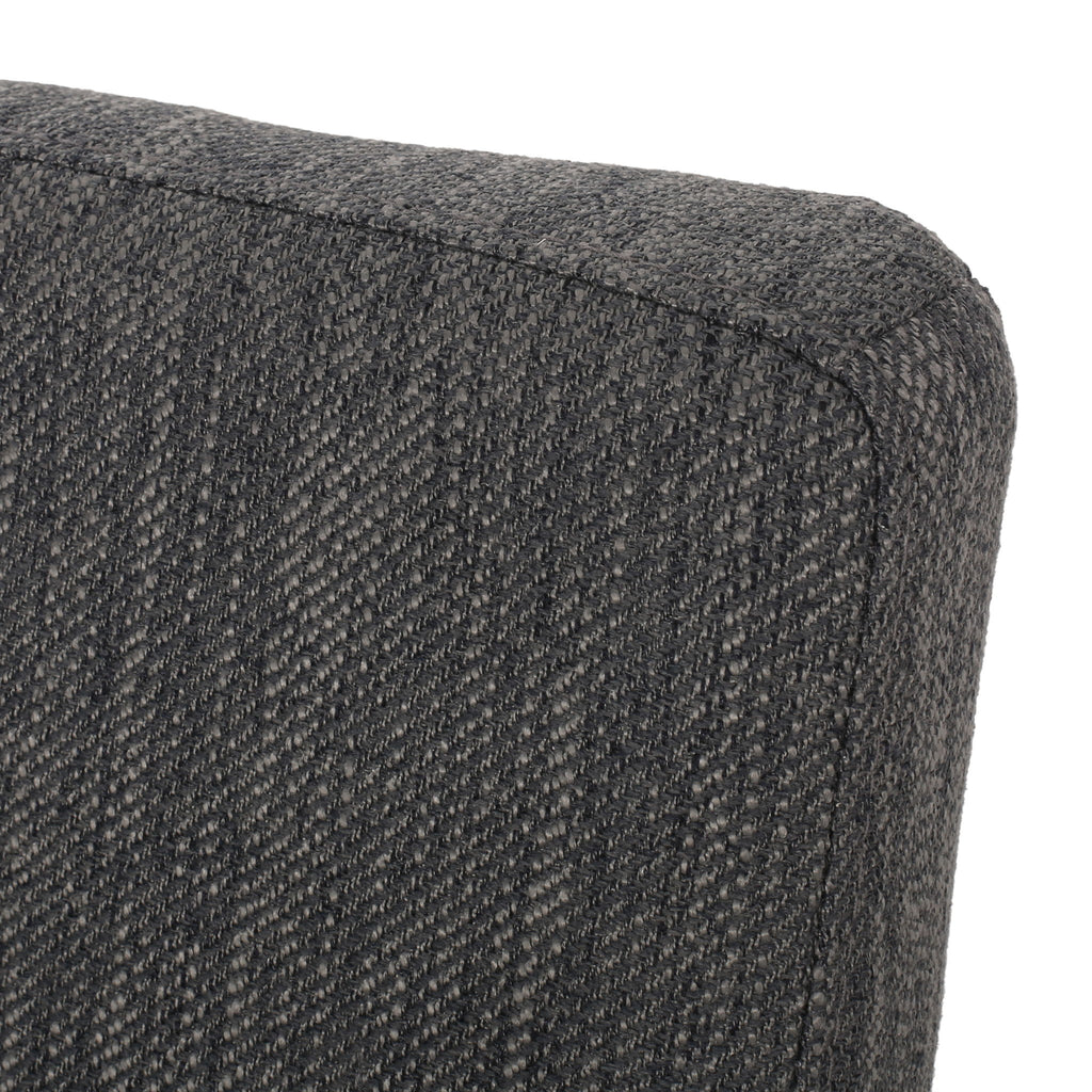 Contemporary Dining Chair With Upholstered Seating And Tapered Legs