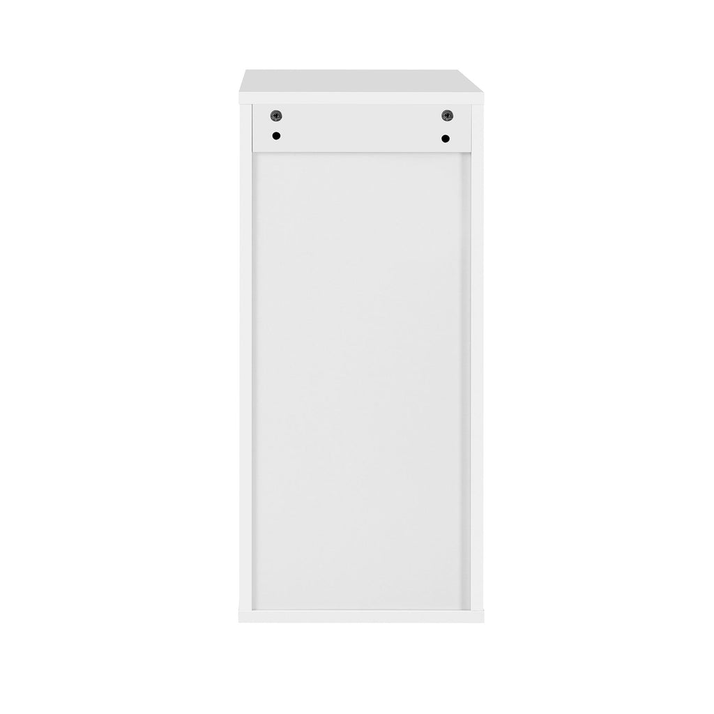 Wall Mounted Floating Cabinet With Side Cabinet Combo, Rectangular Ceramic Sink Vanity