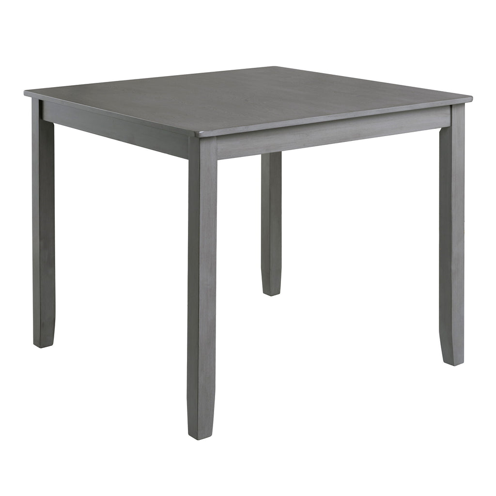 5 Piece Dining Table Set With 4 Chairs For Kitchen - Gray