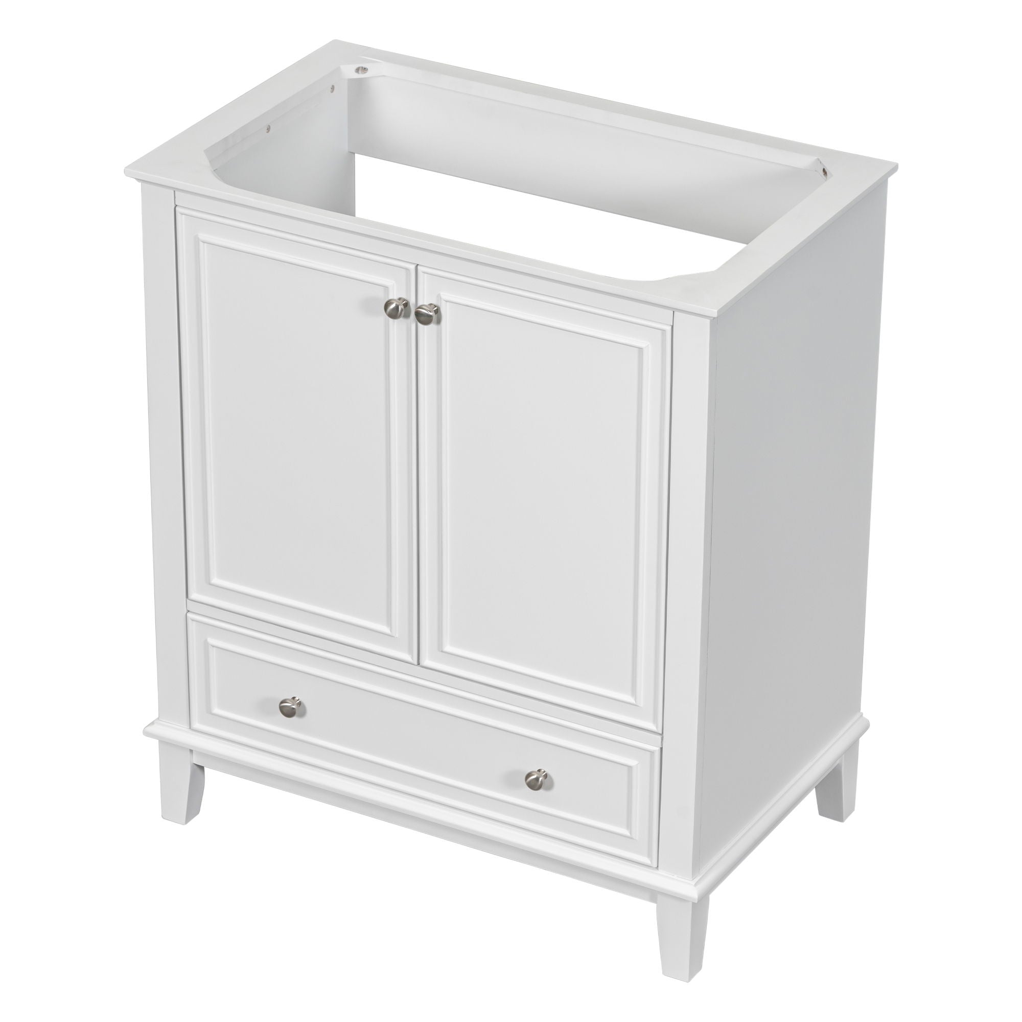 Modern Bathroom Vanity Base Only With Doors And Drawer