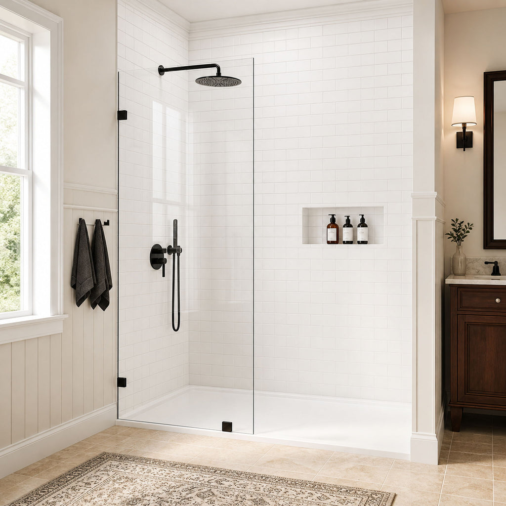 Frameless Walk-In Shower Glass Panel