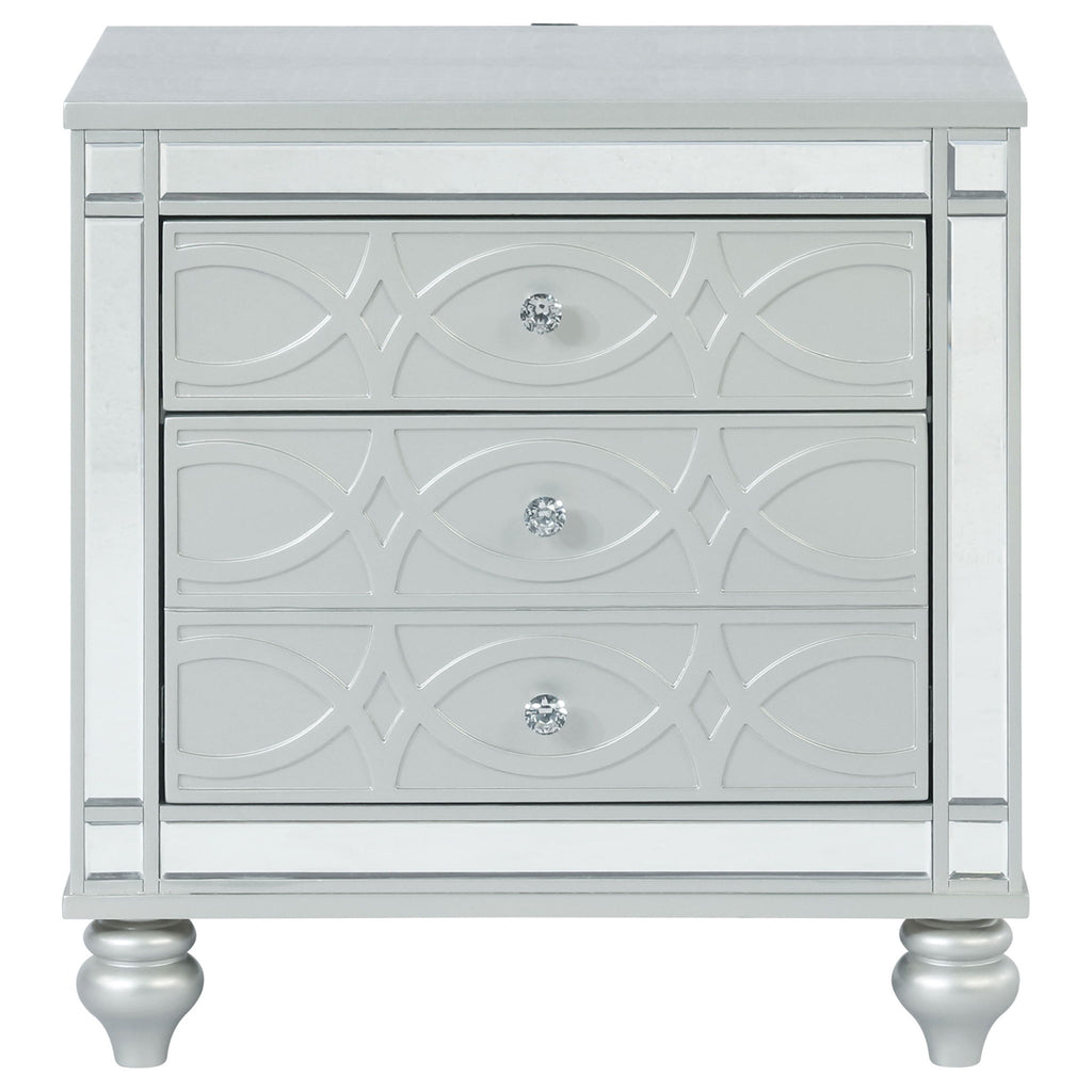 Menlo - 2 Drawer Nightstand - Gray