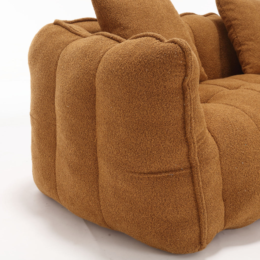 Cozy Beanbag Chair With High Resilience Foam Core For 2