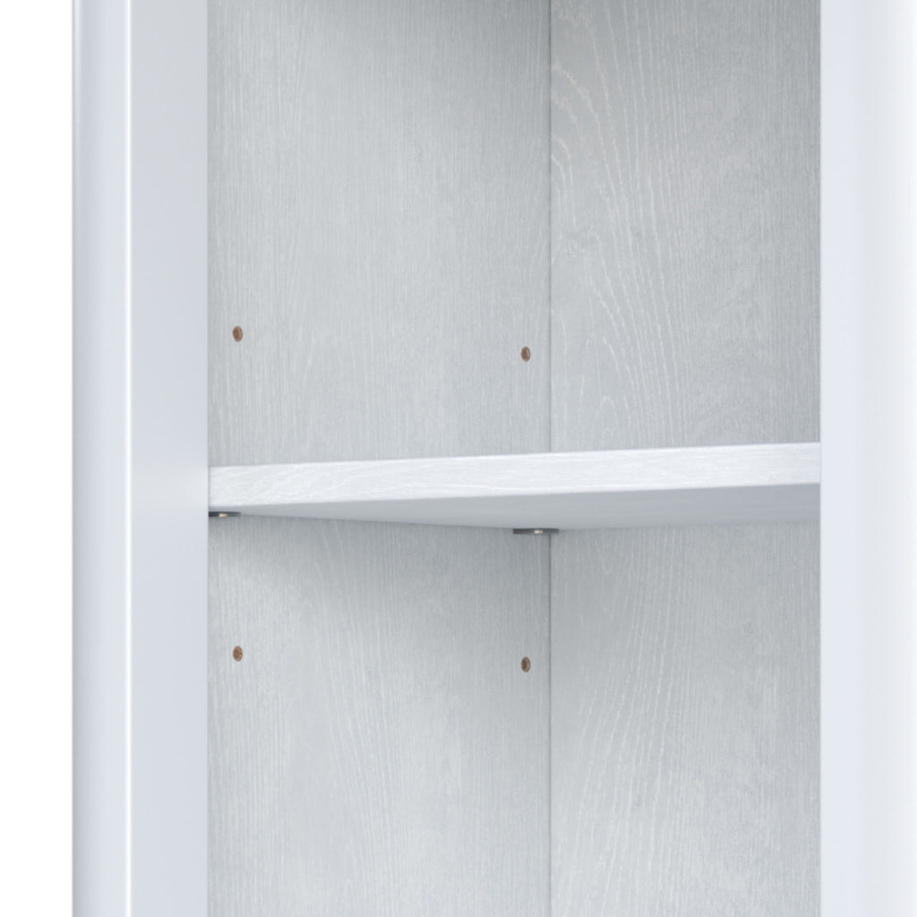 Tall Bathroom Storage Cabinet With Adjustable Shelves And 1 Drawer & Door